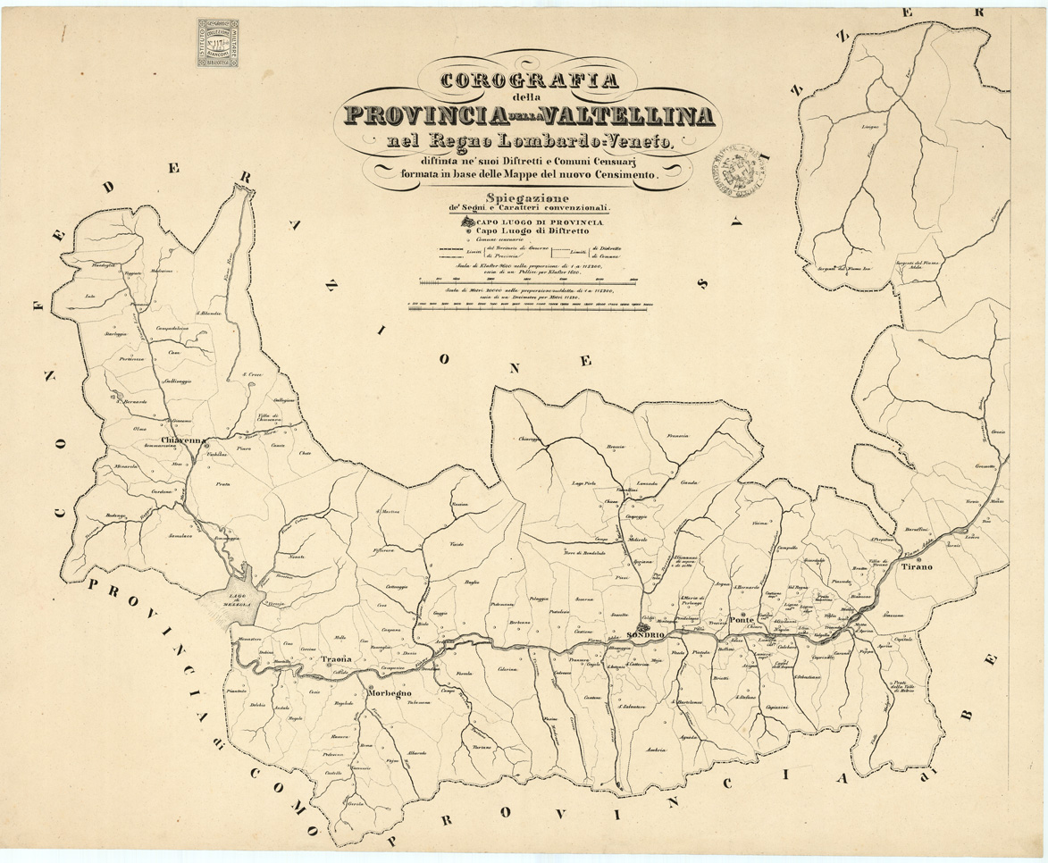 COROGRAFIE DELLE PROVINCIE DEL REGNO LOMBARDO OGNUNA DELLE